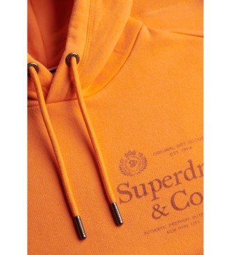 Superdry Sweatshirt 1954 Company orange