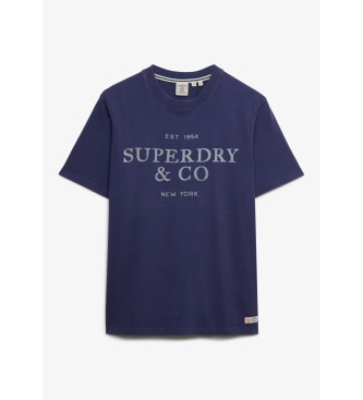 Superdry T-Shirt 1954 Company Entspannt marineblau
