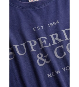 Superdry T-Shirt 1954 Company Entspannt marineblau