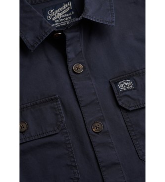 Superdry Chemise 2 poches marine