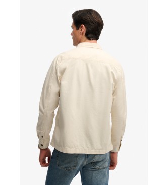 Superdry Chemise 2 poches beige