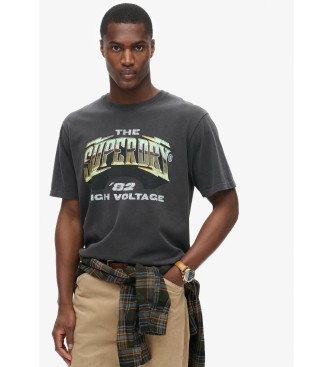 Superdry Camiseta 70s Rock gris