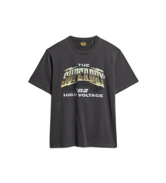 Superdry Camiseta 70s Rock gris