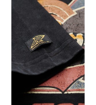 Superdry Camiseta 70s Rock negro