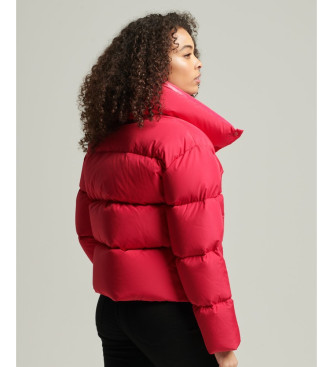 Superdry Manteau court matelass rose