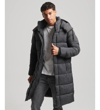 Superdry Ripstop quilted coat black