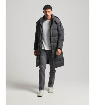 Superdry Ripstop quiltet frakke sort