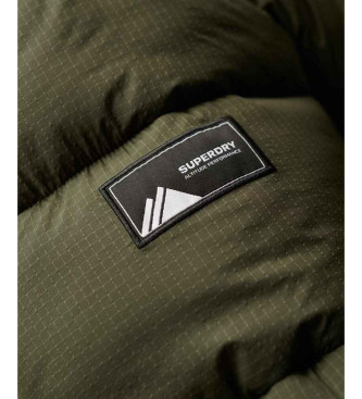 Superdry Ripstop green quilted coat