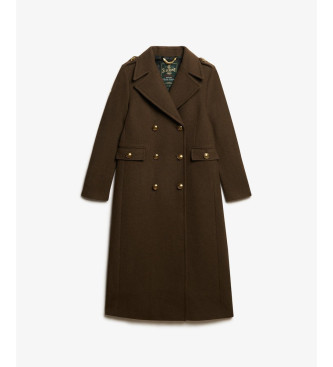 Superdry Brun verdtre Manteau  poitrine