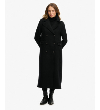 Superdry Cappotto con petto nero