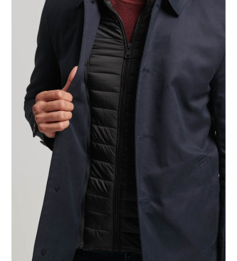 Superdry 2 in 1 Baumwollmantel navy