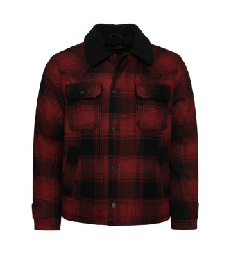 Superdry Casaco de l Chore Merchant Store vermelho