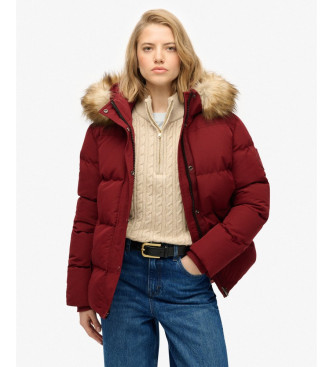 Superdry Cappotto Everest Five Baffle Red