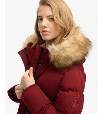 Superdry Cappotto Everest Five Baffle Red