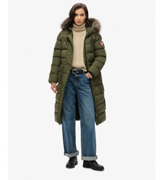 Superdry Abrigo Everest Foux verde