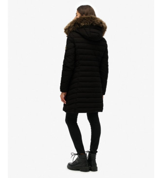 Superdry Fuji Faux Coat black