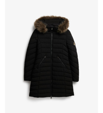 Superdry Fuji Faux Coat black