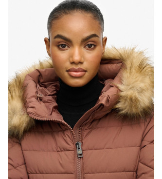 Superdry Brown Fuji Coat 