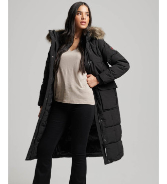 Superdry Everest quilted long coat