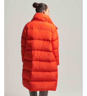 Superdry Long manteau matelass orange