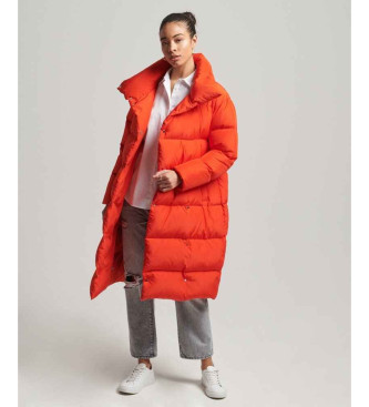 Superdry Long manteau matelass orange