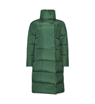 Superdry Cappotto lungo trapuntato verde