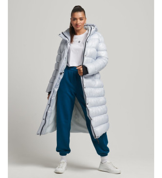 Superdry Manteau long matelass XPD Sports bleu ciel