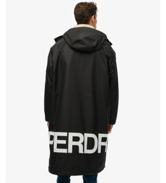 Superdry Abrigo Robe negro