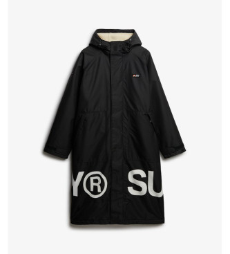 Superdry Abrigo Robe negro