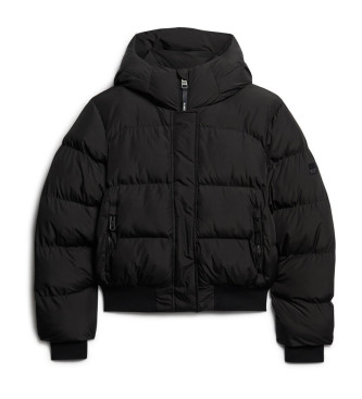 Superdry Cappotto bomber imbottito sportivo nero