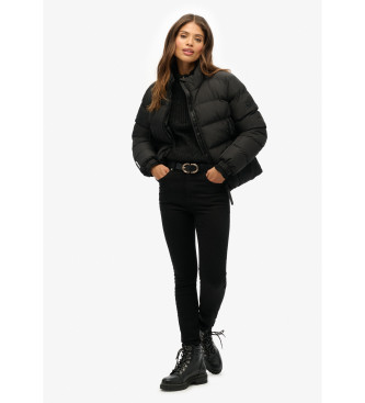 Superdry Sportowy płaszcz puchowy czarny