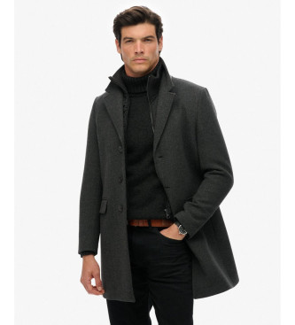 Superdry Tailored 2 In 1 coat Town mrkegr