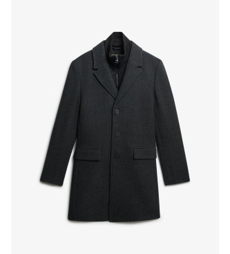 Superdry Tailored 2 In 1 coat Town mrkegr