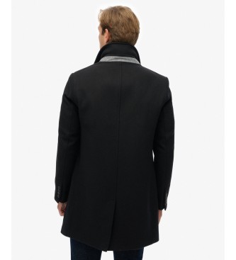Superdry Tailored 2 in 1 Town jas zwart