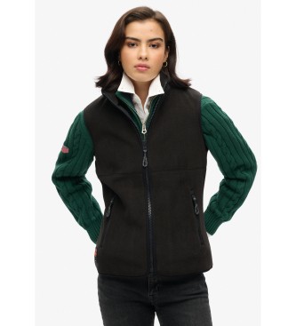 Superdry Gilet attivo nero