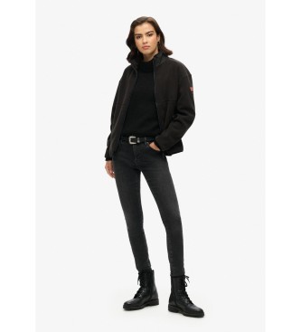Superdry Active Full-Zip Fleece-Futter schwarz