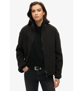 Superdry Active Full-Zip Fleece-Futter schwarz