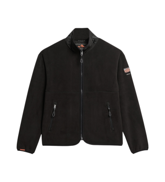 Superdry Active Full-Zip Fleece-Futter schwarz