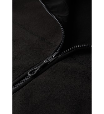 Superdry Active Full-Zip Fleece-Futter schwarz