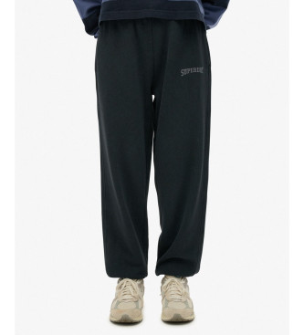 Superdry Boyfriend Jogger Trousers navy