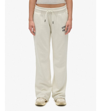 Superdry Athletic Essentials Low Rise Flare Jogger Pants beige