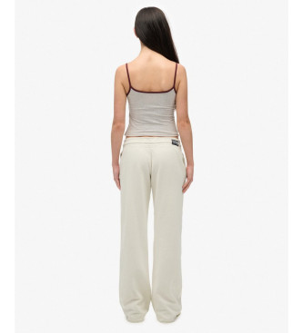 Superdry Athletic Essentials Low Rise Flare Jogger Pants beige