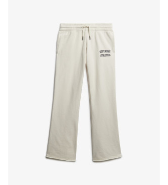 Superdry Athletic Essentials Low Rise Flare Jogger Pants beige
