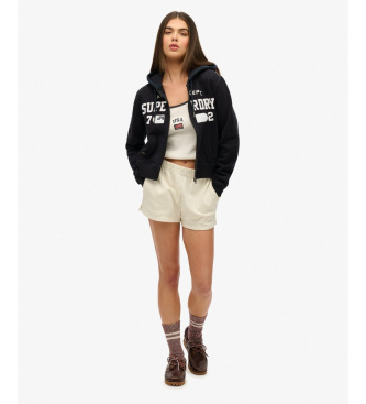 Superdry Felpa sportiva casual blu navy