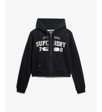 Superdry Felpa sportiva casual blu navy
