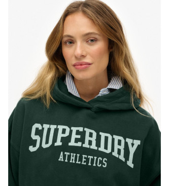 Superdry Athletic Essentials Entspanntes grnes Sweatshirt