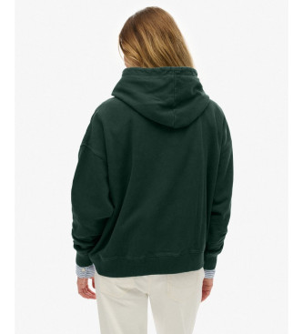 Superdry Athletic Essentials Entspanntes grnes Sweatshirt