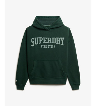 Superdry Athletic Essentials Entspanntes grnes Sweatshirt
