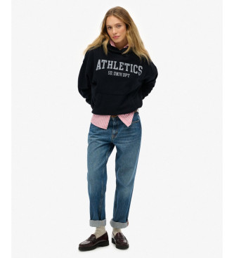 Superdry Athletic Essentials Entspanntes Sweatshirt navy