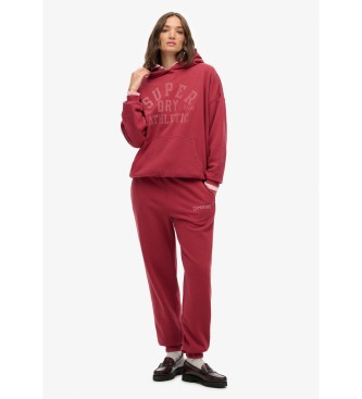 Superdry Pantaloni da jogging Athletic Essential Bordeaux